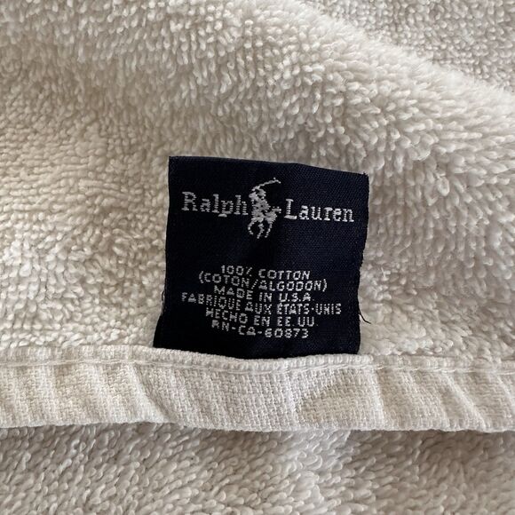 Vintage RALPH LAUREN POLO BEAR Western Theme Cowboy Outfit Beach TOWEL - Picture 5 of 8